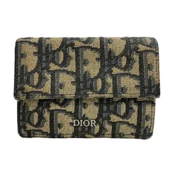 Dior/ディオール/トロッター/オブリーク/3つ折り財布/ウォレット/総柄/ブラウン/レディース/FB4457