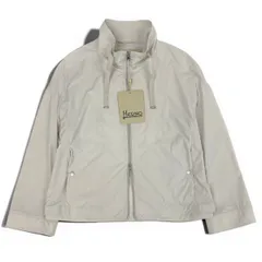 9f5 【未使用タグ付】 HERNO ヘルノ ナイロンジャケット フーデッドジャケット 軽量 サイズ40 ライトグレー レディース 女性服u02tのサムネイル