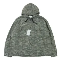 SOPHNET. ソフネット 26SS SPNT-260032 FANCY TWEED HOODED SHIRT ファンシー ツイード フーデッド シャツ ジャケット グレー系 3【新古品】【未使用】【中古】のサムネイル