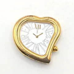 Yves Saint Laurent 34742 Watch quartz Heart watch Gold Shell dial Y2K 00S イブサンローラン 時計 クオーツ ハート レディース ゴールド  ヴィンテージ  激レア 不動品のサムネイル