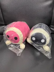 太鼓の達人 ぬいぐるみ マスコット 黒 ピンク 2個セットのサムネイル