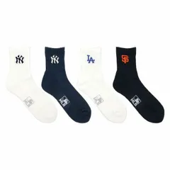 ソックス メンズ MLB 野球 おしゃれソックス ロスターソックス MID MLB SOCKS ショートソックス メジャーリーグ ロゴ 靴下 MLB-288 アンクルソックス ヤンキース ドジャース メッツ メンズ レディース ユニセックス スポーツソックスのサムネイル