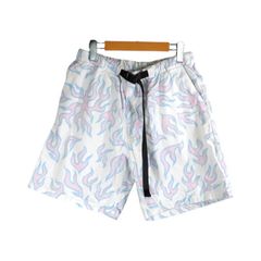 チャンレンジャー ファイヤーショーツ【LT PINK-WHITE】XL 長瀬智也 激レア】チャレンジャー ファイヤーパターン イージーショーツ 長瀬