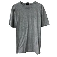90s Polo by Ralph Lauren 半袖 ロゴTシャツ L グレー ポロラルフローレン プルオーバー 90年代 ポニー刺繍 カットソー 夏物 a806-5392のサムネイル