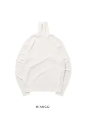 BIANCO 3 gicipi（ジチピ）TIGRE（ティーグレ）タートルネック ニットソー コットン カットソー メンズ イタリア製のサムネイル