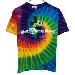 Disney 半袖 キャラクターTシャツ XL キッズ パープル マルチカラー ディズニー ミッキーマウス プルオーバー カットソー 夏物 a806-5466のサムネイル