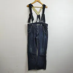 Levi's 703 リーバイス 2WAY サロペット オーバーオール デニム パンツ ワイド ストレート ジーンズ インディゴ W32 L32  F110のサムネイル