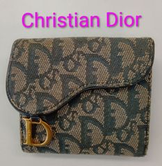 美品】クリスチャンディオール サドル 長財布 トロッター オブリーク