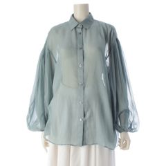 SeaRoomlynn Cotton Washヘムレースシャツ パウダーブルー - メルカリ