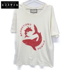 GUCCI　グッチ　493117 アイボリー MAGNETISMO ANIMALE Tシャツ　Lのサムネイル
