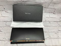 Paul Smith ポールスミス 長財布 刻印 バイカラーマルチカラーエッジ