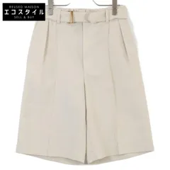 CULLNI　クルニ　22SS 22ーSSー010 ベージュ シルキーツイル リラックスショートパンツ　1のサムネイル