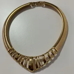 【ヴィンテージ】MONET モネ ゴールド ネックレス USA 70s レトロ 古着　　　　T-426のサムネイル