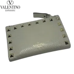 Valentino ヴァレンティノ  ロックスタッズ コンパクトウォレット ホワイトのサムネイル