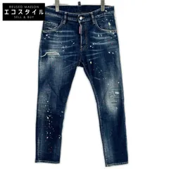 DSQUARED2　ディースクエアード　インディゴ S74LB1556 SKATER ストレッチ ダメージ デニム　42のサムネイル