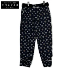 sacai　サカイ　21-02538M 総柄 ベロア切替イージーパンツ　3のサムネイル