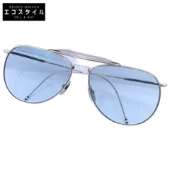 THOM BROWNE　トムブラウン　【美品】TB-015-LTD-SLV-62 ツーブリッジ ティアドロップ　62□15-144のサムネイル