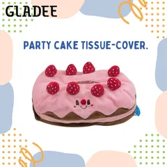GLADEE / グラディー　PARTY CAKE TISSUE-COVER.　 ティッシュカバーケーキ　PKのサムネイル