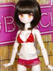 40cm bjd MDD 비키니 롤라이즈 (크림슨 스타) PuellaArma