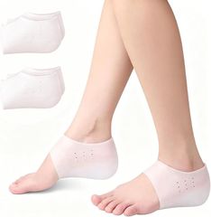 VITSR 깔창 시크릿 실리콘 깔창 신장 업 힐 패드 고탄력 쿠션 충격 흡수 반 깔개 타입 (토우메이, 3cm)