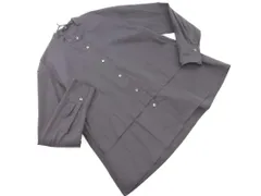 UNIQLO +J ユニクロ ジルサンダー バンドカラー ブラウス シャツ sizeS/グレー ■◇ レディースのサムネイル