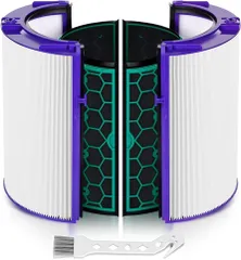 MSHNE ダイソン 空気清浄機 対応交換用フィルターセット グラスHEPAフィルター＋活性炭フィルター Dyson Pure Hot+Cool 空気清浄ファンヒーター HP04/HP4A/HP05・Dyson Pure Cool 卓上清浄ファン DP04のサムネイル