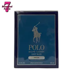 【未使用】POLO RALPH LAUREN ラルフローレン ポロ ディープブルー EDT SP 4.2oz 125ml メンズ 香水 オーデパルファム ⓪のサムネイル