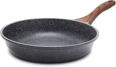 SENSARTE フライパン 24cm IH・ガス火対応 マーブルコート 焦げ付きにくい 軽量 有害物質不使用 お手入れ簡単 ノンスティック加工 こびりつきにくい グレー 高熱効率のサムネイル