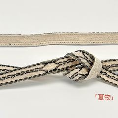 未使用品】帯締め 【渡敬】 道長昼夜 黒×白 高麗組 正絹 撚り房 - メルカリ