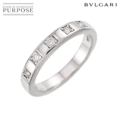 ブルガリ BVLGARI マリーミー 11.5号 リング ダイヤ 5P Pt プラチナ 指輪 Marry Me Ring 90324494のサムネイル