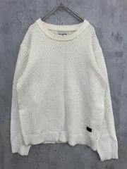 BILLABONG ビラボン ワンポイント ウール混 ニット セーター sizeL/オフホワイト ◆■ メンズのサムネイル