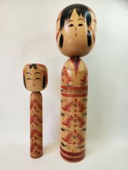 インディゴこけし 弥治郎系こけし 2体セットfennica BEAMS - メルカリ