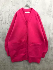 MOUSSY マウジー 厚手 ビッグシルエット カーディガン sizeF/ピンク ■■ レディース