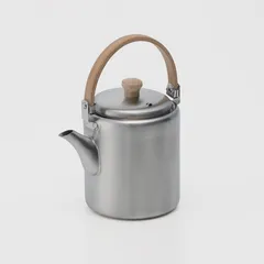 工房アイザワ ブラックピーマン ストレートポット 弦手 400ml 70246 日本製 ティーポット ステンレス 急須のサムネイル