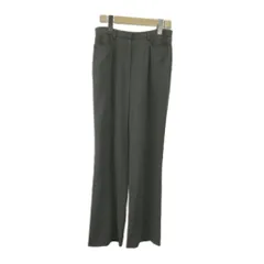 コルディア CORDIER パンツ 38 グレー 無地 フルレングス タック入り /KK