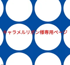 キャラメルリボン様専用ページです。のサムネイル