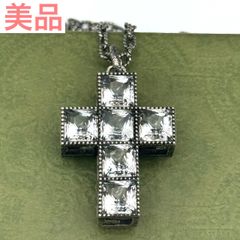 極美品】希少GUCCI バンブークロス ネックレス - メルカリ
