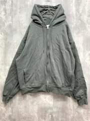 MONO-MART モノマート 裏起毛 ダブル ジップアップ パーカー sizeM/緑系 ◆■ メンズのサムネイル