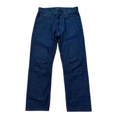 UNIQLO x HELMUT LANG コラボ 濃紺 ルーズ テーパードデニム サイズ32 メンズL ユニクロ ヘルムートラングのサムネイル