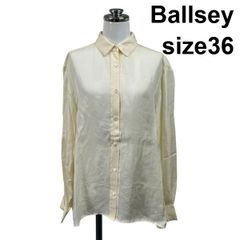 美品】Ballsey ボールジィ ブラウス 生成り 36 トゥモローランド 