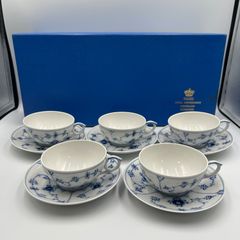 Royal Copenhagen ブルーフルーテッド プレイン 湯呑み 4客 - メルカリ