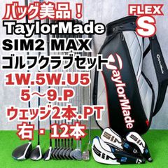 SIM2 シム2 テーラーメイド ゴルフ クラブセット メンズ 初心者 右 S