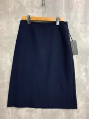 新品 SunaUna スーナウーナ 545-72101 サイドジップ スカート size38/M/紺 ■■ レディースのサムネイル