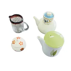 M06008 醤油差し／七味入れ／ミルクピッチャー4点セット Noritake（ノリタケ） 若杉 sone china 清水七味屋 キッチン 調味料 薬味のサムネイル