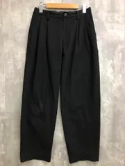 Adam et Rope アダムエロペ gms-13150-b ワイドテーパード イージーツータック スラックス パンツ sizeS/黒 ■■ メンズのサムネイル