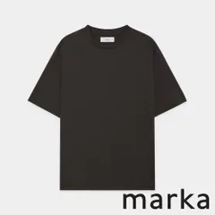 【marka/マーカ】CREW NECK TEE - BLACK / 30/1オーガニックコットン空紡天竺 - クルーネックTee / M26B14CS02B【送料無料】のサムネイル