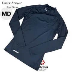 Under Armour HeatGear　 アンダーアーマー　ヒートギアハイネックコンプレッション　トップス　長袖　黒　ブラック　MDのサムネイル