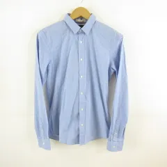 スコッチ&ソーダ SCOTCH & SODA シャツ 長袖 チェック ストレッチ 青 S *T832のサムネイル