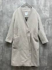UNITED TOKYO ユナイテッドトウキョウ 142151001 エクストラウールVネック コート size1/アイボリー ◆■ レディースのサムネイル