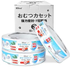 おむつポット 3個入 新7層防臭ニオイポイ カートリッジ Aprica (アップリカ) におわなくてポイ 互換品 | 30%厚く・15%長くpmsのサムネイル